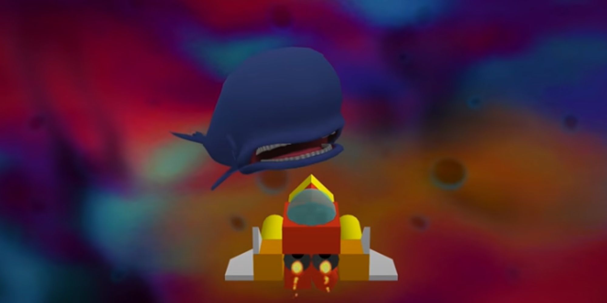 Monstro se prepara para tragarse el barco Gummi