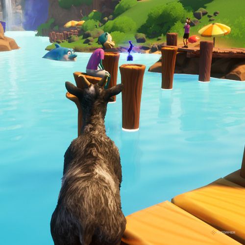 Primera ubicación de baratija de Goofville en Goat Simulator 3 Multiverse of Nonsense.