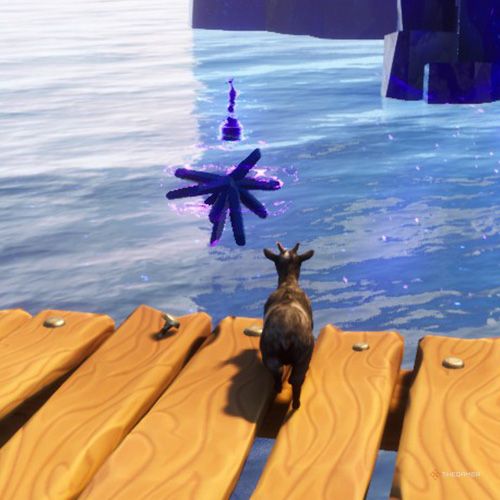 Ubicación de la novena baratija de Goofville en Goat Simulator 3 Multiverse of Nonsense.