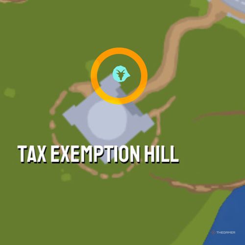 Ubicación de la undécima baratija de Goofville en el mapa en Goat Simulator 3 Multiverse of Nonsense.
