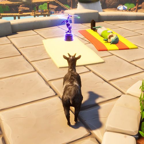 Ubicación de la decimoquinta baratija de Goofville en Goat Simulator 3 Multiverse of Nonsense.