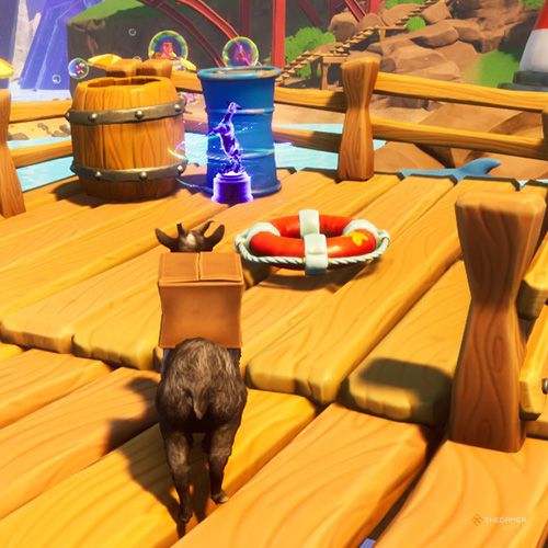 Ubicación de la decimoctava baratija de Goofville en Goat Simulator 3 Multiverse of Nonsense.