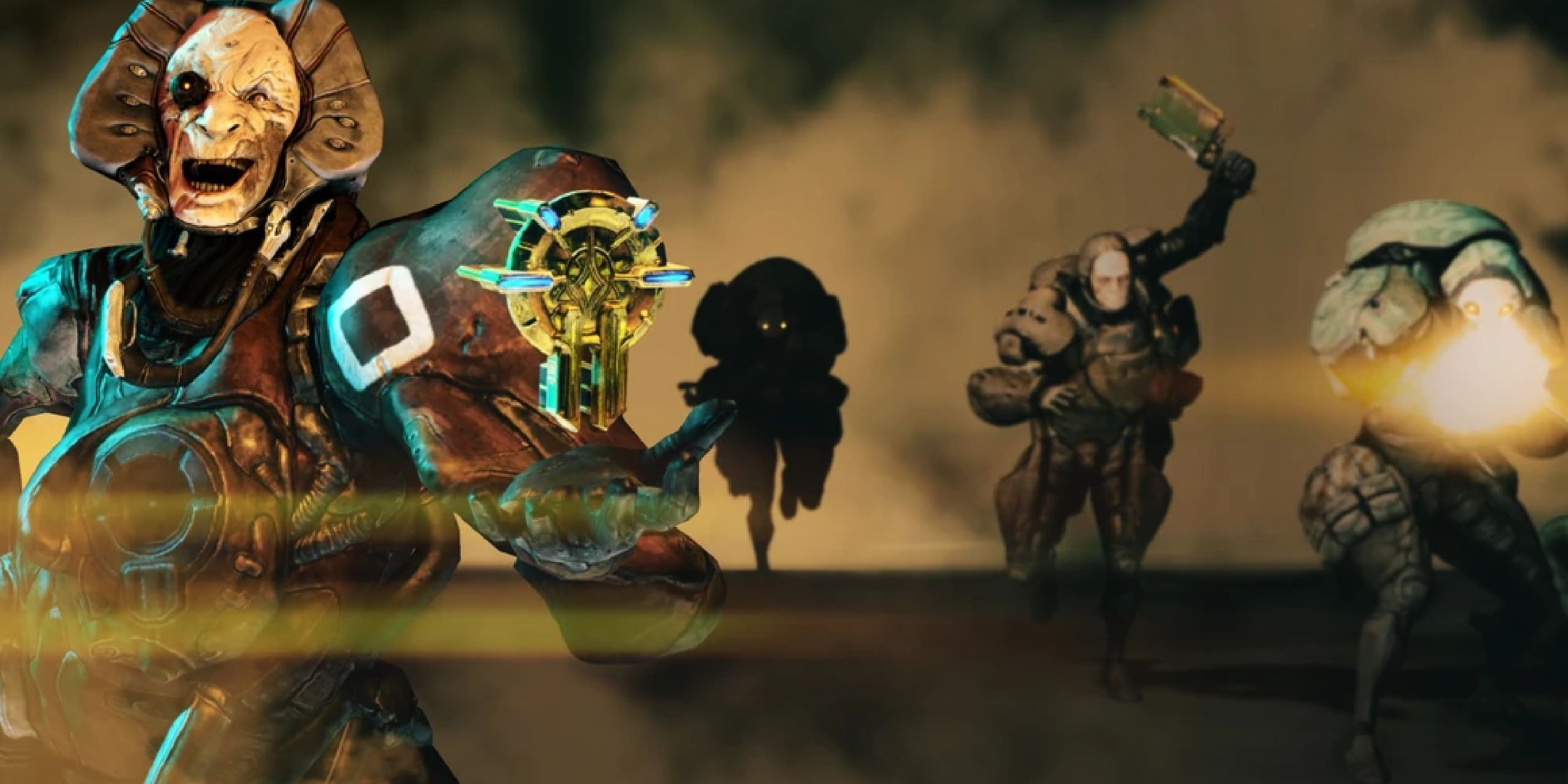 Arte oficial de los grineer de Warframe