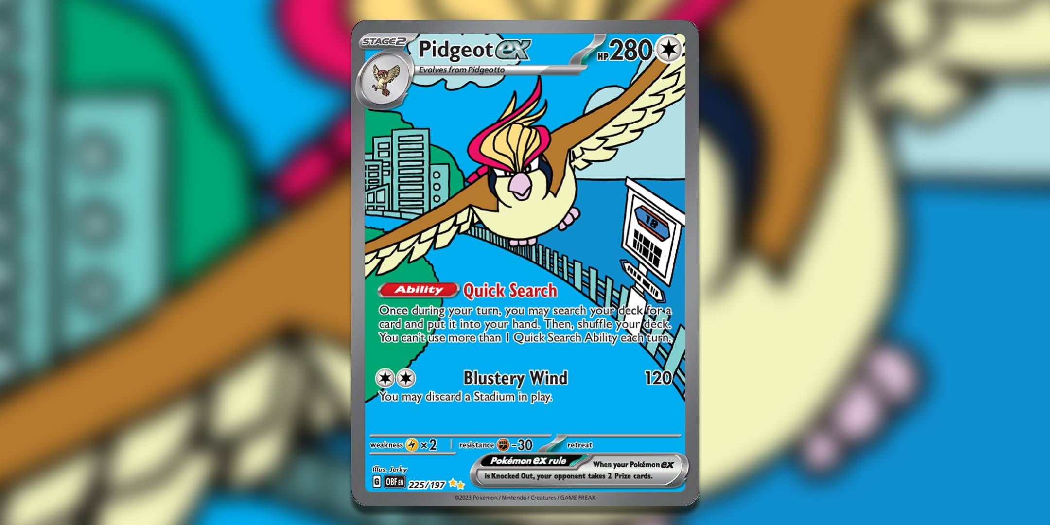 Baraja Pidgeot ex Greninja de Pokémon TCG