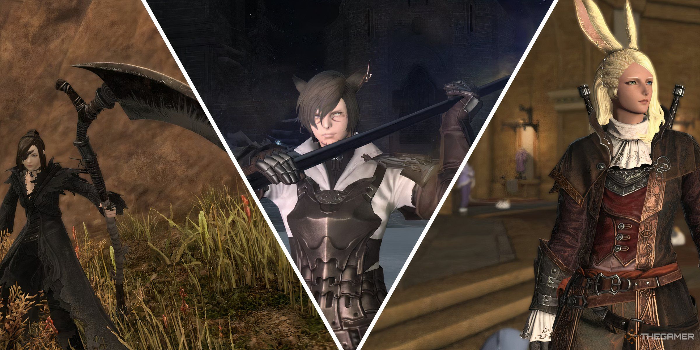 Un segador, un lancero y una víbora en Final Fantasy 14