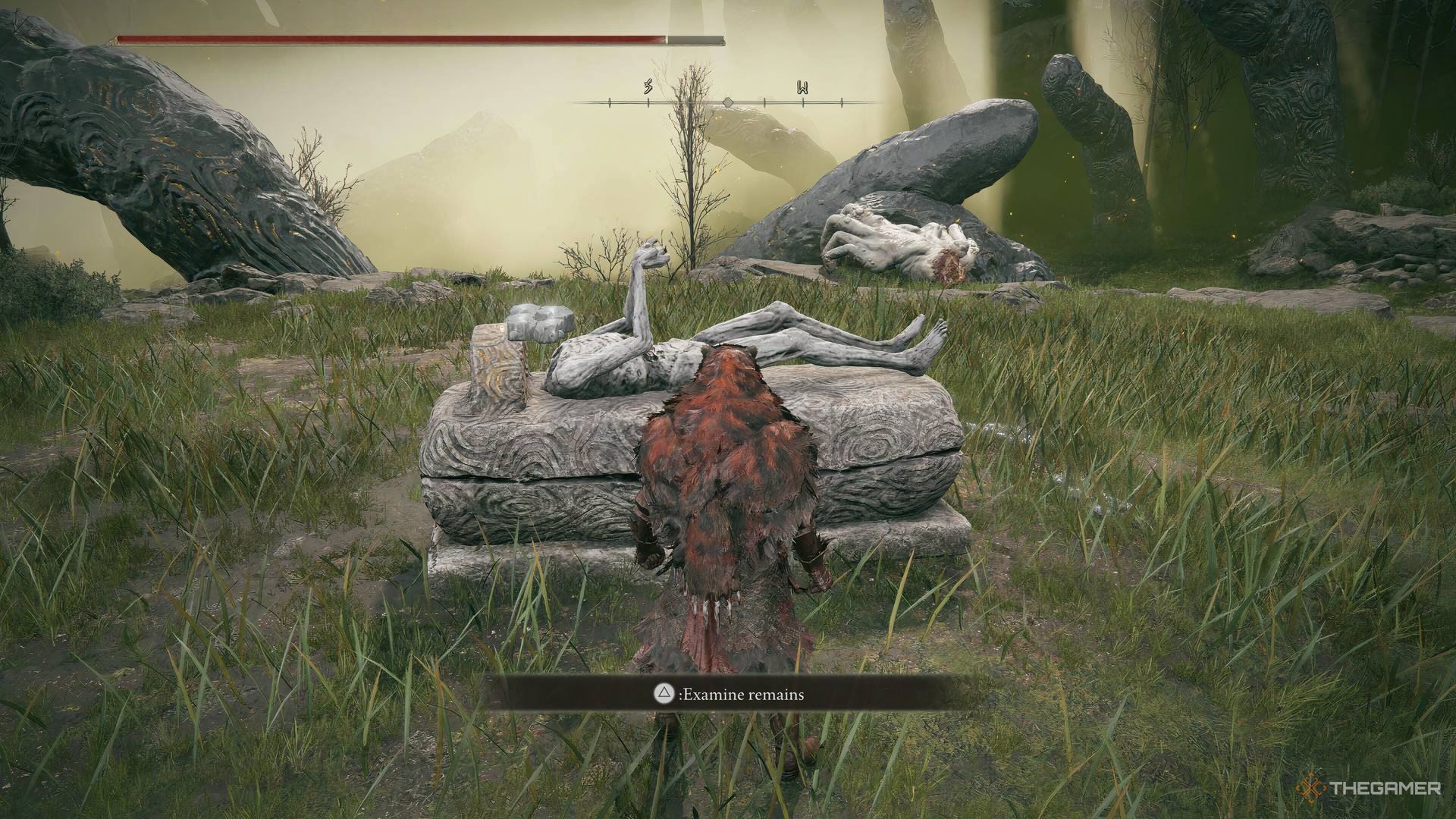Duplicador del recuerdo del Elden Ring en las Ruinas de Dheo en Sombra del Árbol Erd.