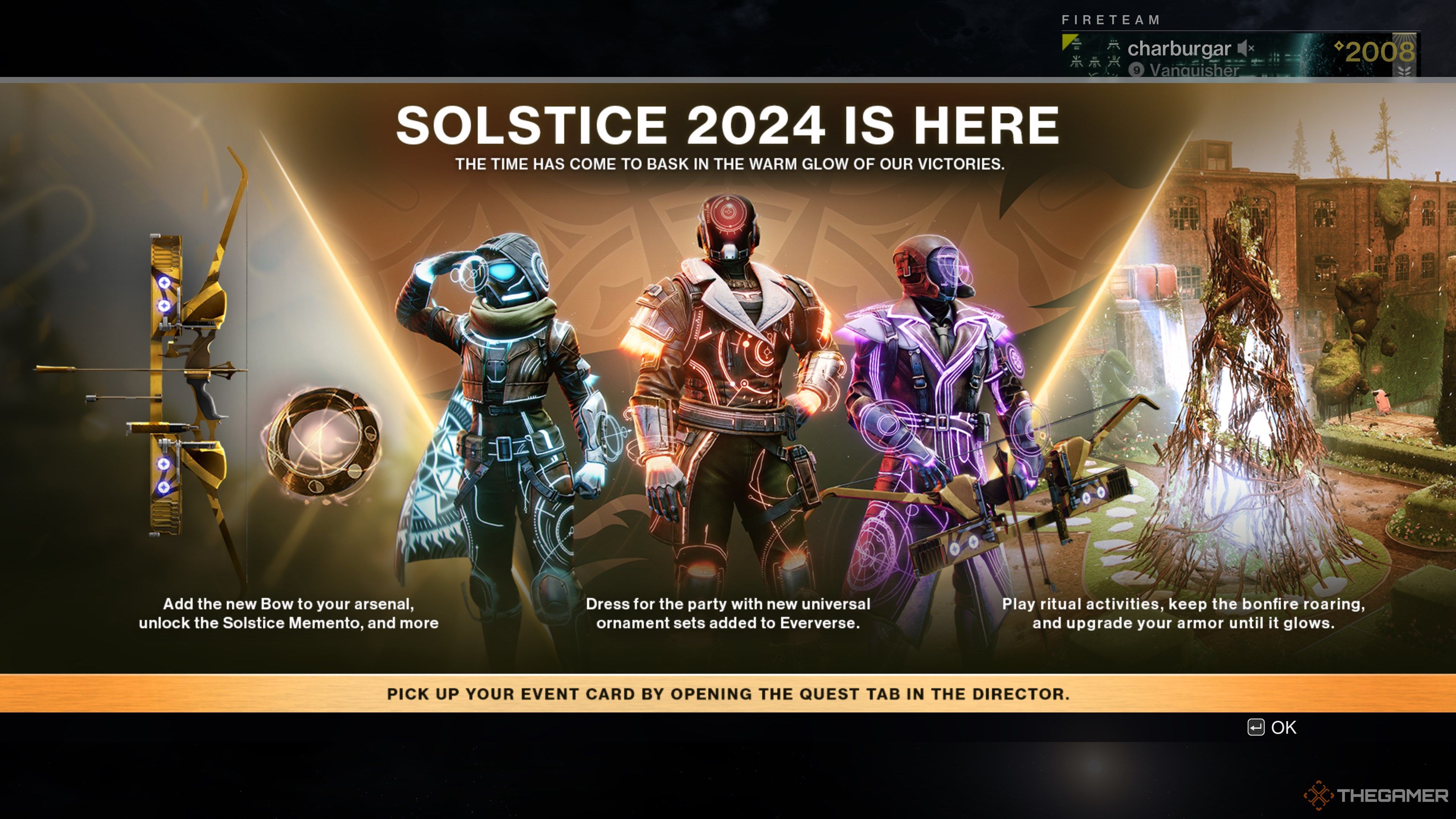 Banner del solsticio de 2024 de Destiny 2