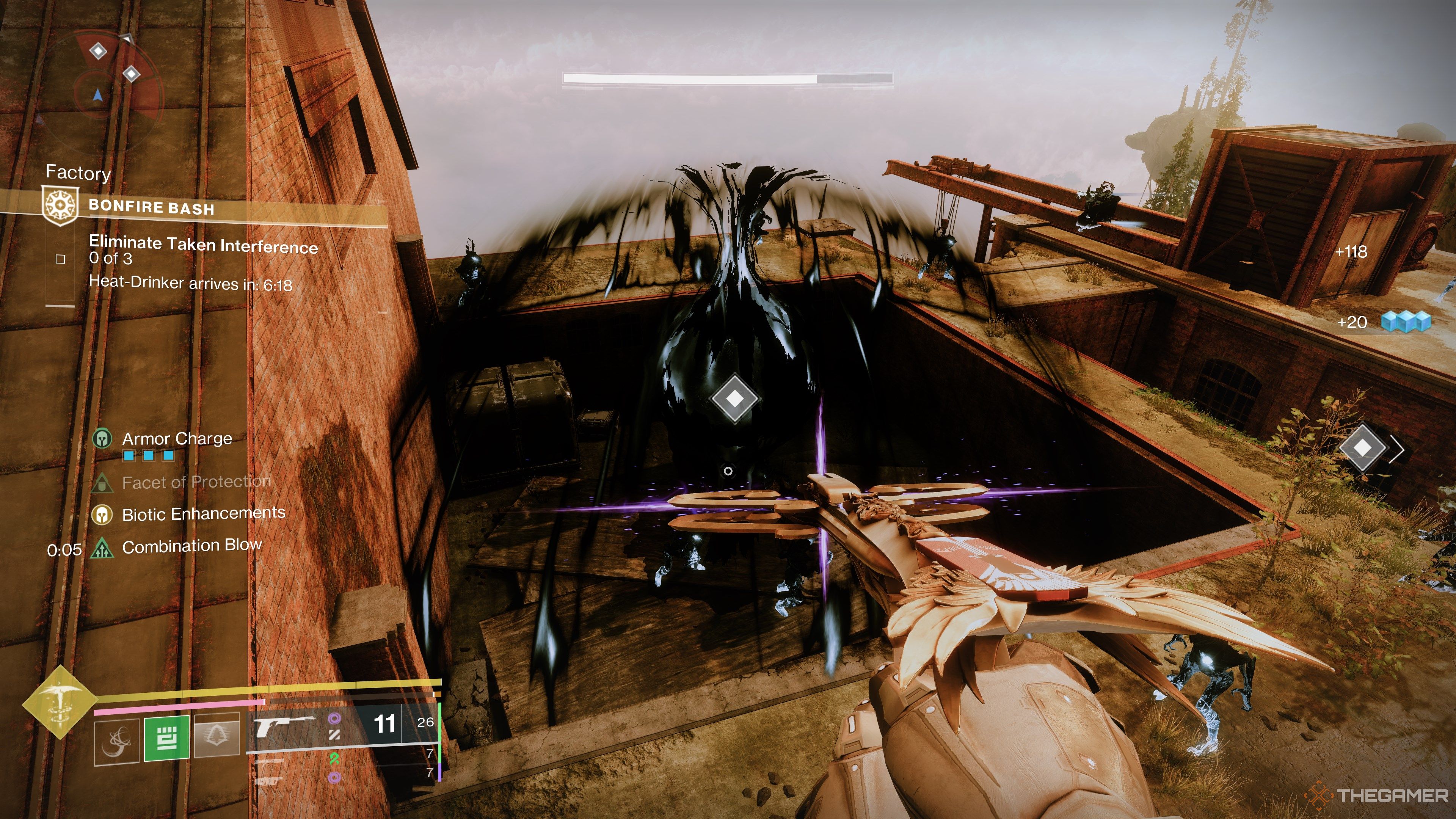 Ola de poseídos en la hoguera de Destiny 2