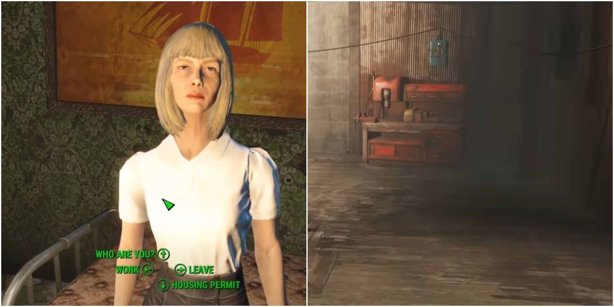 Fallout 4: asentamiento de Home Plate y personaje de Ginebra