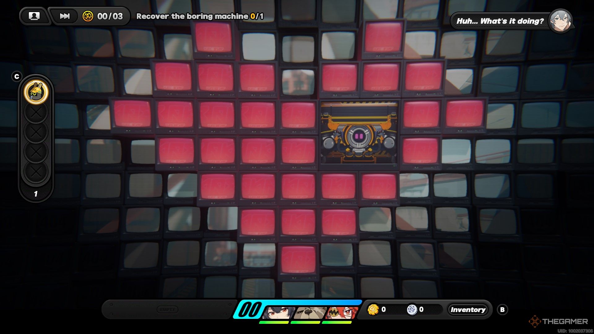 Los mosaicos del disco duro se colorean de rosa y crean una forma de corazón en Zenless Zone Zero.