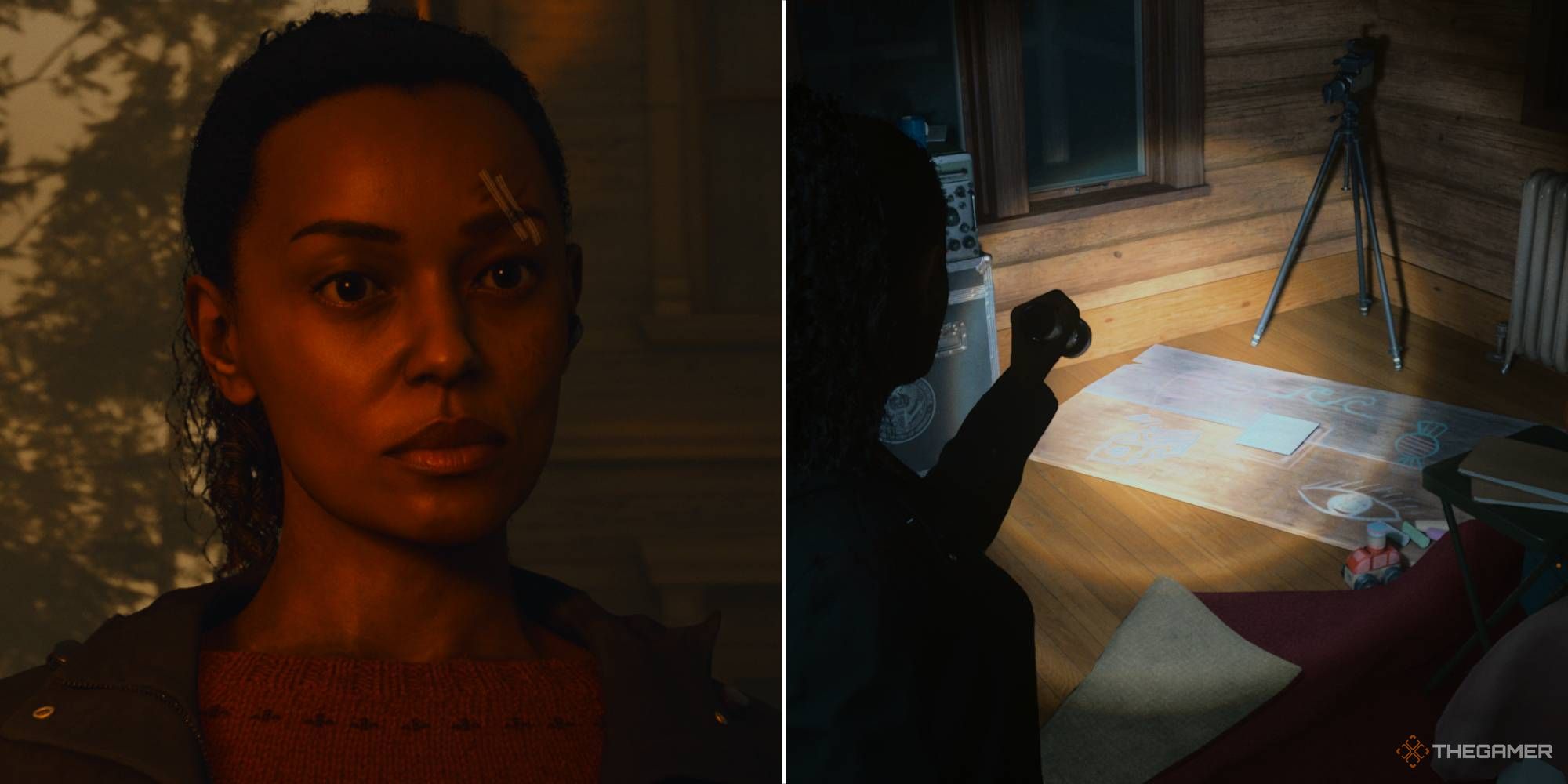 Saga Anderson encuentra una canción infantil en la estación de guardabosques en Bunker Woods en Alan Wake 2