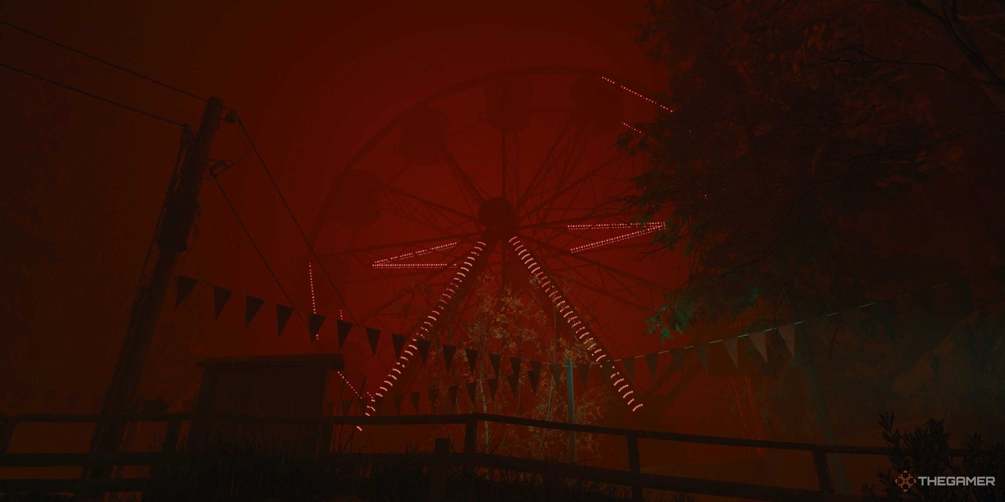 La noria en Coffee World de Alan Wake 2: Night Springs