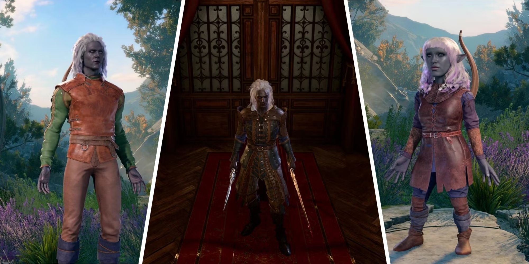 Tres personajes rebeldes diferentes en Baldur's Gate 3