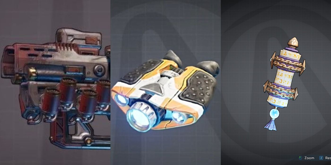 Borderlands 3 The Seer Loot Redeye Rocket Pod, Critical Mass, Death's Blessing split