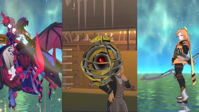 Lindwurm Ivy and Sniper Etie On Either Side Of Master Seal in Fire Emblem Engage