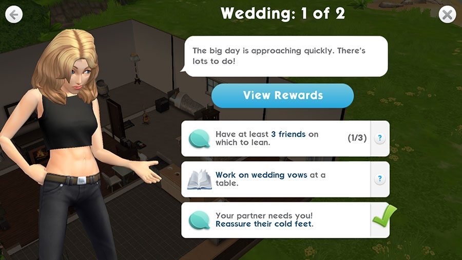 Cómo casarse en The Sims Mobile