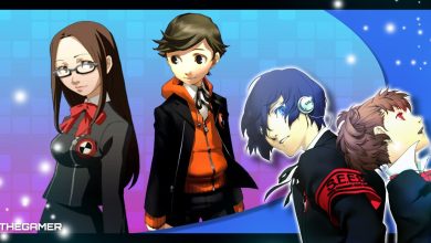 chihiro fushimi and ken amada with the two protagonists of persona 3 portable