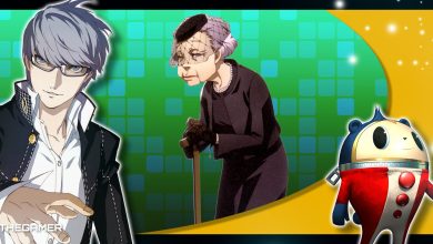 Persona 4 Golden - A collage of Yu, Hisano, and Teddie.
