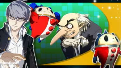Persona 4 Golden - Collage of Yu, Teddie, and Igor.
