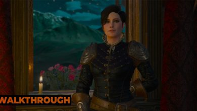 A black-haired woman wearing dark clothes stands by a window in Toussaint.