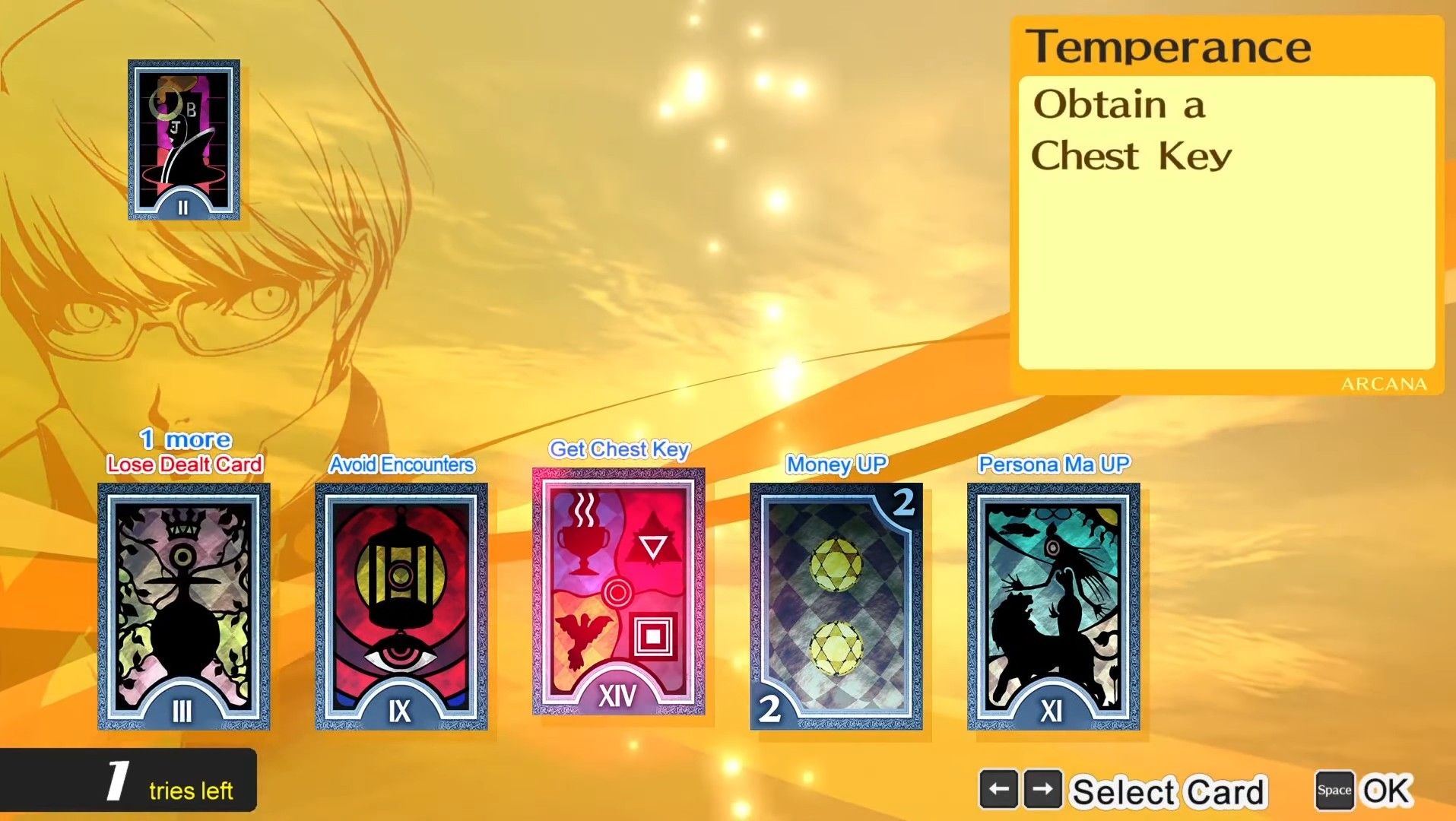 una pantalla de tiempo aleatorio de la mazmorra magatsu inaba en persona 4 golden