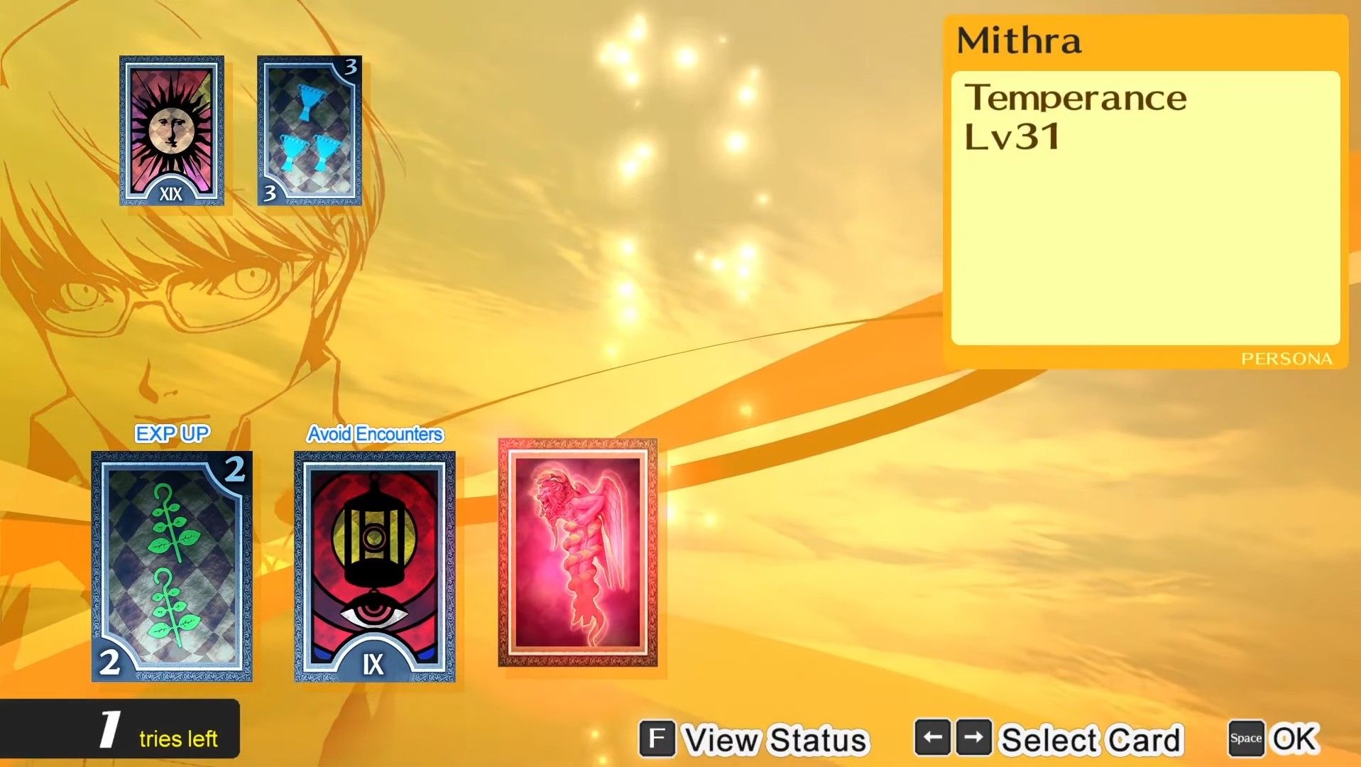 barajar el tiempo en la mazmorra de búsqueda del vacío de mitsuo destacando a mithra en persona 4 golden