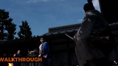 Like A Dragon Ishin, Chapter 3, Ryoma squaring up against the Mad Dog himself