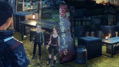 A collage of scenes from the Junior Workforce quest line, including Matthew, Finley, and Axel in Xenoblade Chronicles 3: Future Redeemed.