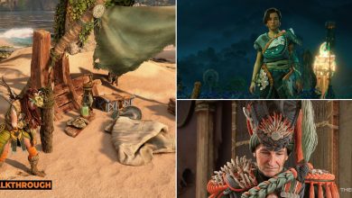 Aloy, Theoa, and Gerrit in Horizon Forbidden West: The Burning Shores