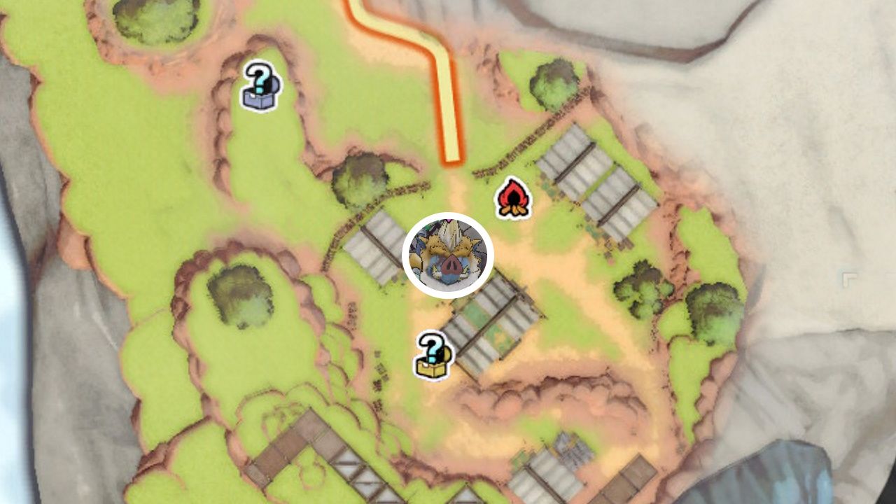 Dragon Quest Treasures, Capitán Levanter en el mapa
