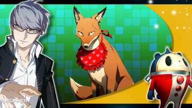 Persona 4 Golden - A collage of Yu, Fox, and Teddie.