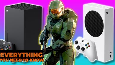 xbox series x and s with master chief in the middle