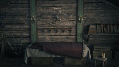 Final Fantasy 16 - the wall in Clive's bedroom