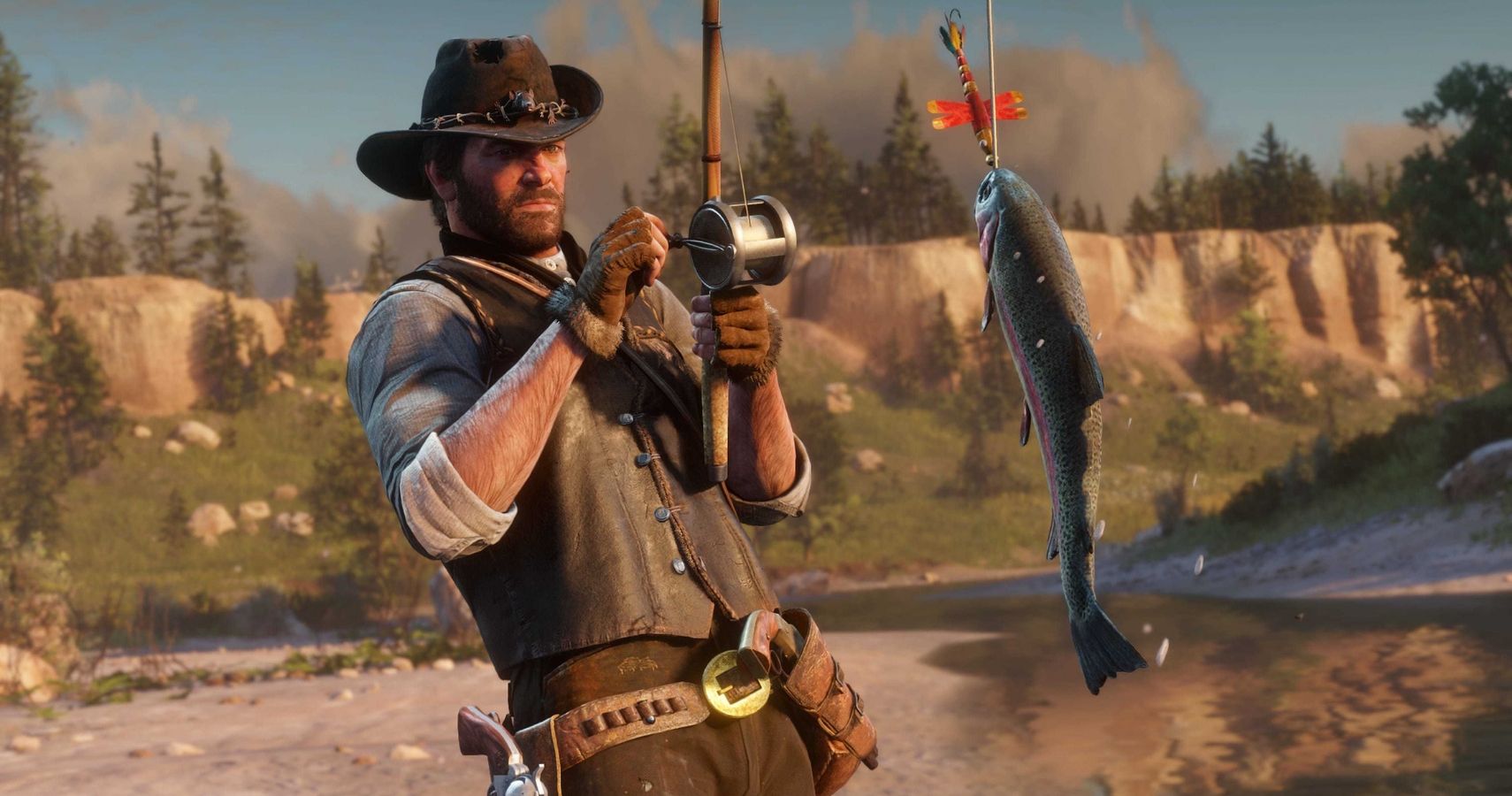Cómo conseguir suculenta carne de pescado en Red Dead Online