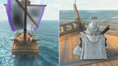 Roblox Arcane Odyssey Sailing Ship And Stopping Near Castaway