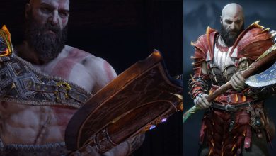 God of War Ragnarok Kratos holding the Leviathan Axe