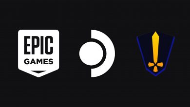 Logos for Epic Games, Steam Deck, and Heroic Launcher