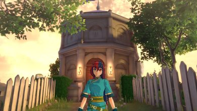 Fire Emblem Engage - Alear stands in front of the Tower of Trials in Somniel