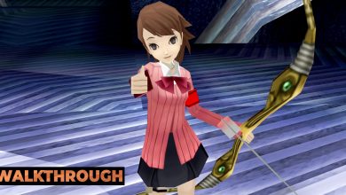 yukari takeba giving a thumbs-up in the adamah block of tartarus in persona 3 portable