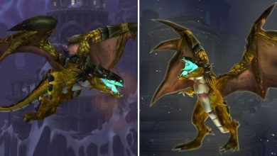Split image of The Time-Lost Proto-Drake