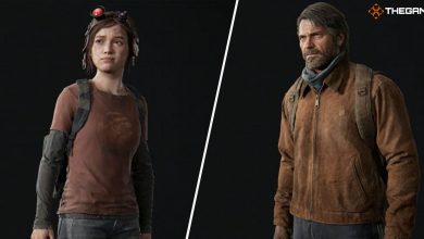 Ellie wears an Angel Knives shirt, plus Jak Googles while Joel wears a Winter Gear in The Last Of Us Part 1