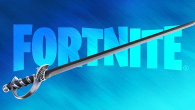 promotional image for Duelist's Grace pickaxe cosmetic in Fortnite