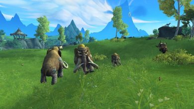 A pack of skinnable creatures in Ohn'ahran Plains in World of Warcraft.