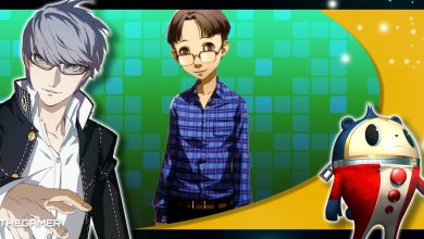 Persona 4 Golden - A collage of Yu, Shu, and Teddie.