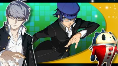 Persona 4 Golden - A collage of Yu, Naoto Shirogane, and Teddie.