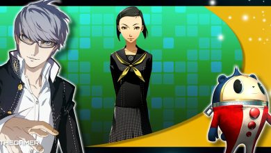 Persona 4 Golden- A collage of Yu, Yumi, and Teddie.