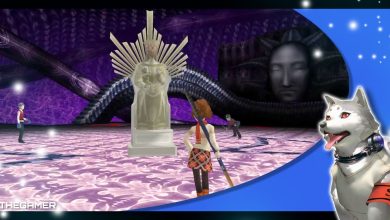 the female protagonist of persona 3 portable staring down change relic in our p3p frame