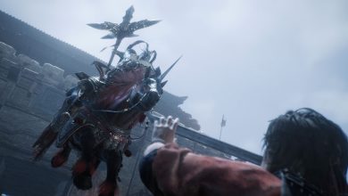 Wo Long: Fallen Dynasty - Lu Bu charges our character atop his house, the Red Hare.