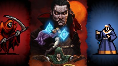 Vampire Survivors Image Featuring Red Death and Clerici