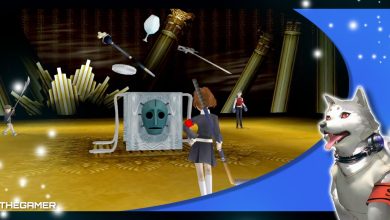 the female protagonist, ken, and akihiko about to battle sleeping table in persona 3 portable